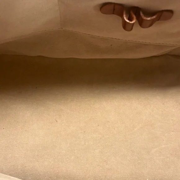 Brahmin Tan Melbourne Collection Croc Embossed Alma Handbag - Picture 4 of 17